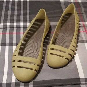 Croc ballet flat